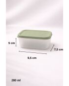 Set de cajas de almacenamiento verdes - 13 piezas