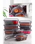 Ensemble de boîtes de rangement multicolore - 9 pièces