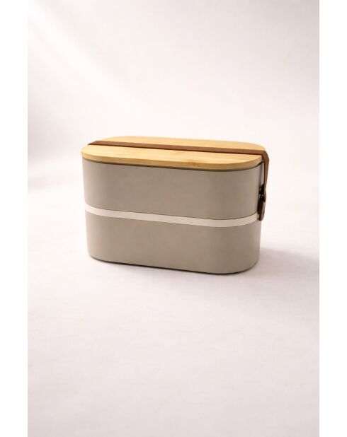 Grijze lunchbox - 1.000 ml