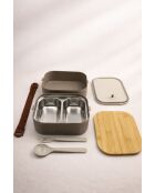 Grijze lunchbox - 1.000 ml