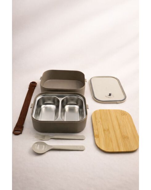 Grijze lunchbox - 1.000 ml