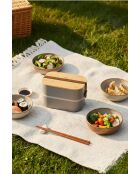 Grijze lunchbox - 1.000 ml
