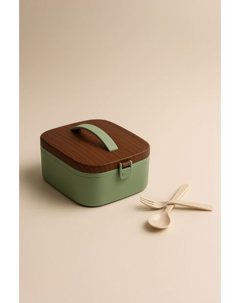 Boîte à déjeuner vert - 650 ml