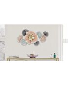 Panneau mural en fer Soty multicolore– 93x7,5x53 cm