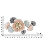 Panneau mural en fer Soty multicolore– 93x7,5x53 cm