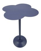 Table de bar en métal Clox bleu pétrole – D.60x103 cm
