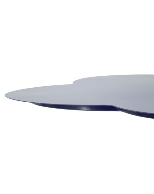 Table de bar en métal Clox bleu pétrole – D.60x103 cm