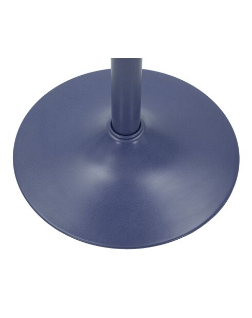 Table de bar en métal Clox bleu pétrole – D.60x103 cm