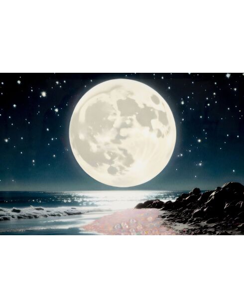 Impression décorative sur toile laquée en bois de sapin, toile et plastique Colors (modèle A) avec cadre multicolore – 60x3,5x90 cm