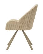 Lot de 2 chaises en bois de jeu Stockholm crème – 58x53x85 cm