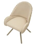 Lot de 2 chaises en bois de jeu Stockholm crème – 58x53x85 cm