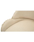 Lot de 2 chaises en bois de jeu Stockholm crème – 58x53x85 cm