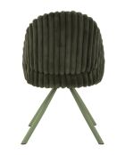 Lot de 2 chaises en bois de jeu Stockholm vertes – 58x53x85 cm