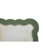 Cadre photo en zinc et verre Charlotte vert/argent – 15,7x1,3x21,1 cm (format photo 12,5x17,5 cm)