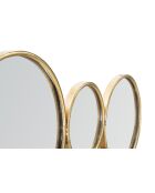 Panneau mural en fer Mirrors doré – 100x2,3x51,5 cm