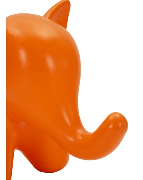 Tabouret en polyéthylène Elephant orange – 86x46x56 cm