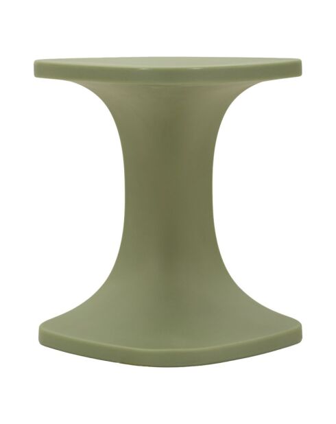 Table d’appoint en polyéthylène Ibiza verte – 42x42x52 cm