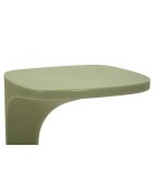 Table d’appoint en polyéthylène Ibiza verte – 42x42x52 cm