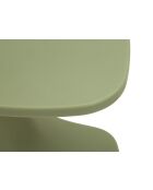 Table d’appoint en polyéthylène Ibiza verte – 42x42x52 cm