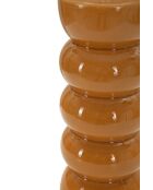 Lampe de table en céramique, fer et tissu Torr moutarde – D.25x46 cm
