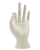 Sculpture OK en pierre crème – 14x10x24 cm