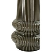 Lampe de table en céramique, fer et tissu Harmony verte – D.20x41,5 cm