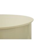 Table d’appoint en métal Oyi crème – D.31x46 cm