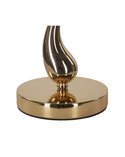 Lampe de table en fer et plastique Cart rose – D.25x47 cm