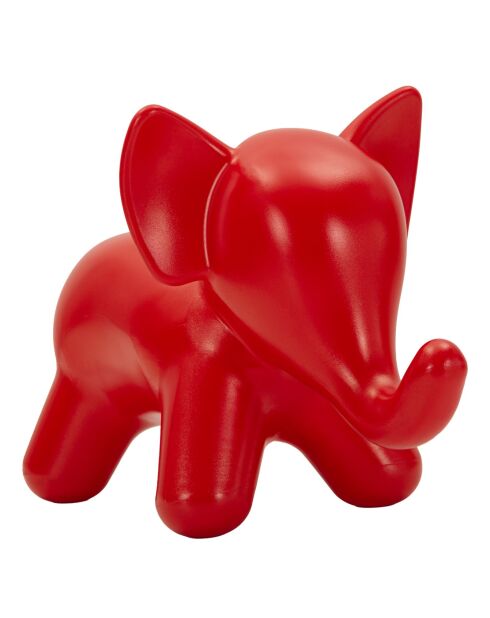 Tabouret en polyéthylène Elephant rouge – 86x46x56 cm