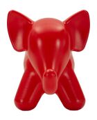 Tabouret en polyéthylène Elephant rouge – 86x46x56 cm