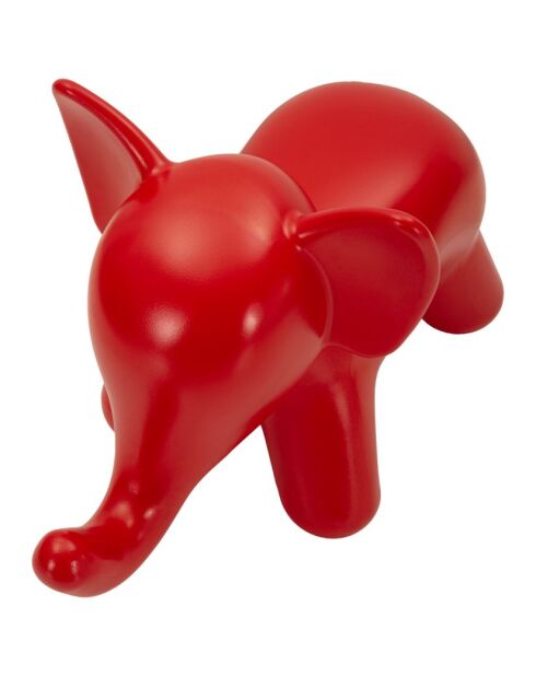 Tabouret en polyéthylène Elephant rouge – 86x46x56 cm
