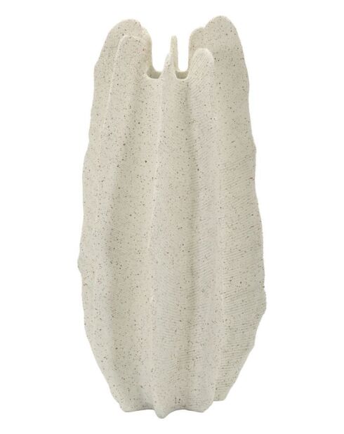 Vase en résine Ester blanc – D.23x50 cm