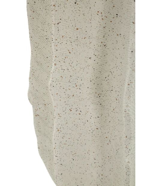 Vase en résine Ester blanc – D.23x50 cm