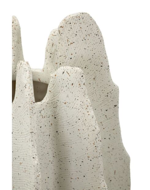 Vase en résine Ester blanc – D.26x40 cm