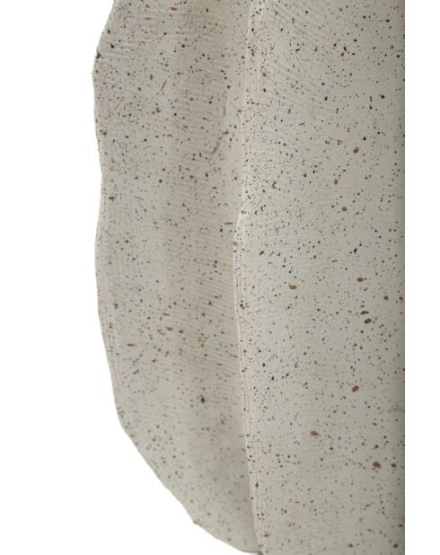 Vase en résine Ester blanc – D.26x40 cm