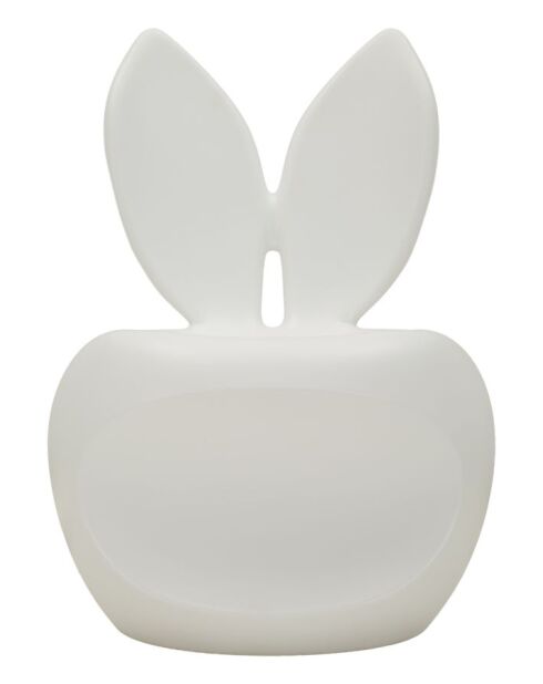 Chaise en polyéthylène Bunny blanche – 57x55x79 cm (hauteur d’assise 39 cm)