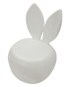 Chaise en polyéthylène Bunny blanche – 57x55x79 cm (hauteur d’assise 39 cm)
