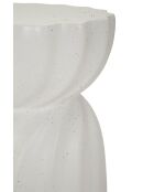 Table d’appoint en mgo Twisty crème – D.36x47,5 cm