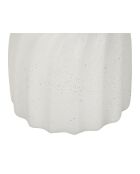 Table d’appoint en mgo Twisty crème – D.36x47,5 cm
