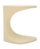 Table d’appoint en polyéthylène Ibiza blanche – 42x42x52 cm