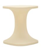 Table d’appoint en polyéthylène Ibiza blanche – 42x42x52 cm