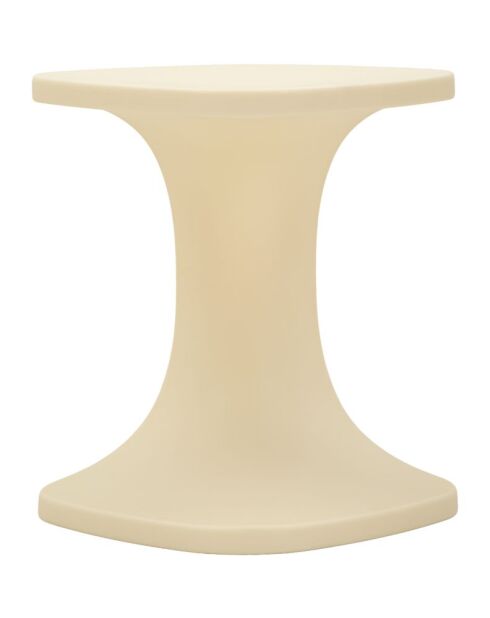 Table d’appoint en polyéthylène Ibiza blanche – 42x42x52 cm