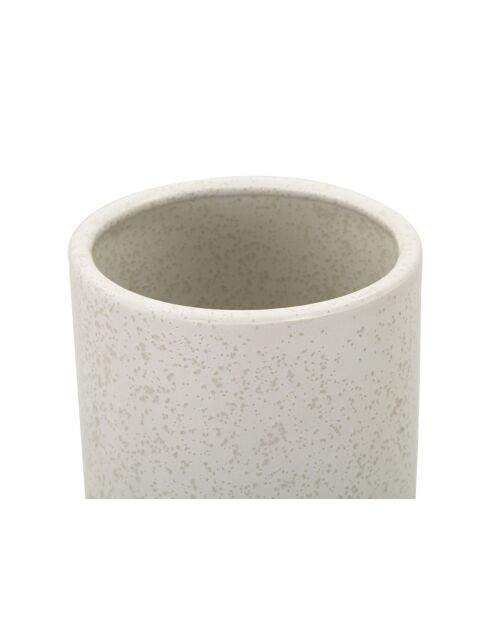 Vase en céramique Bubbles crème – D.15,5x41 cm