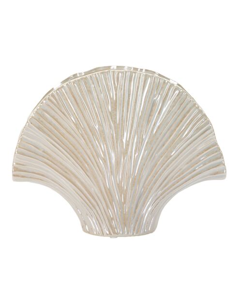Vase en céramique Perly perle – 35,5x11,5x27 cm