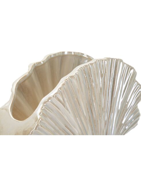 Vase en céramique Perly perle – 35,5x11,5x27 cm