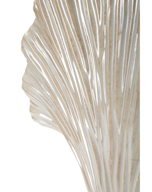 Vase en céramique Perly perle – 35,5x11,5x27 cm