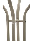 Porte-manteau en métal Saturno taupe – 45x28x178 cm