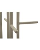 Porte-manteau en métal Saturno taupe – 45x28x178 cm