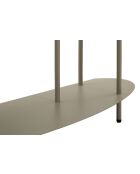 Console en métal Saturno Plus taupe – 118x34x82 cm