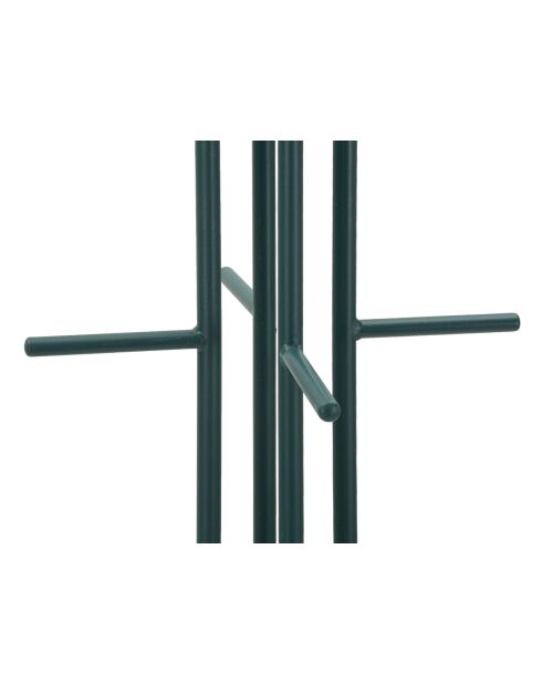 Porte-manteau en métal Saturno bleu pétrole – 45x28x178 cm